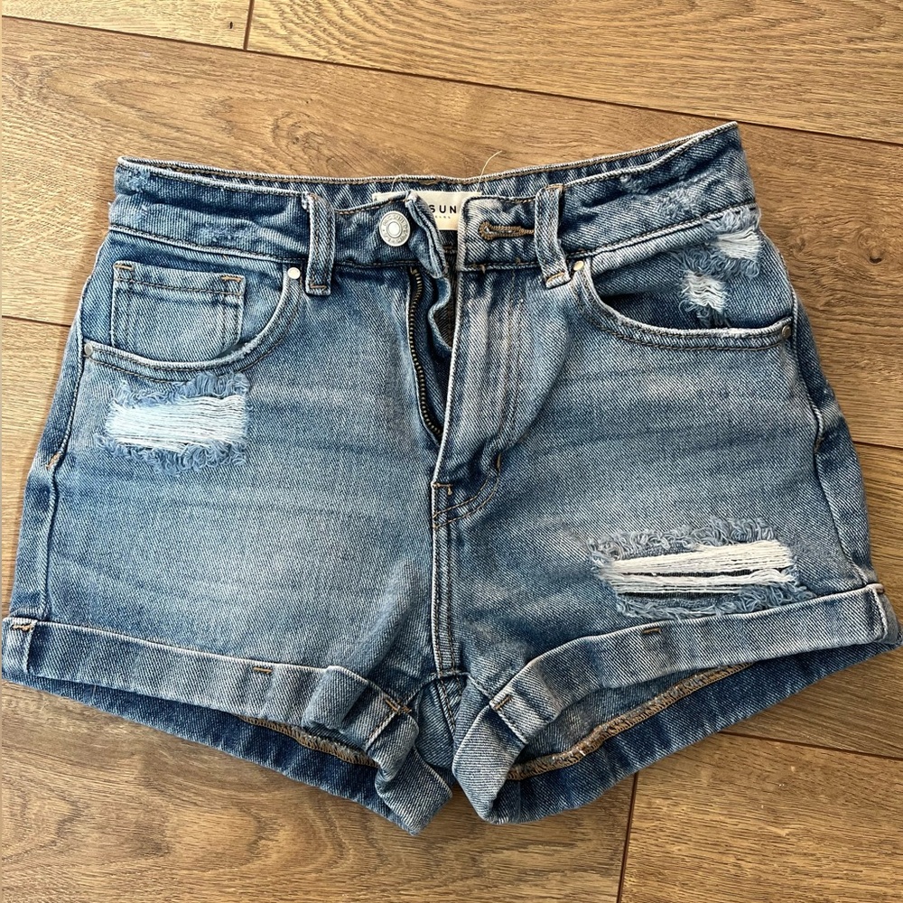 Pacsun High-Waisted Mom Short Size 00 (23)